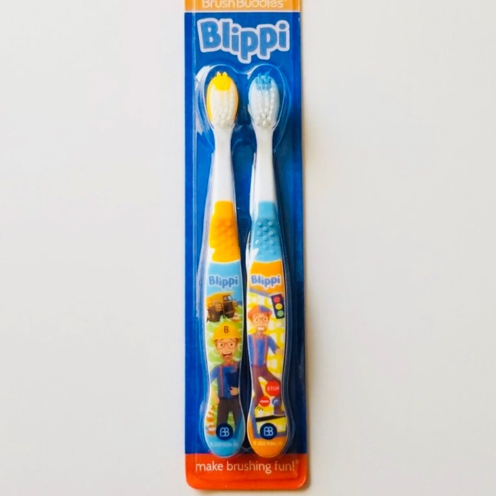 Blippi 2-Pk kids toothbrushes